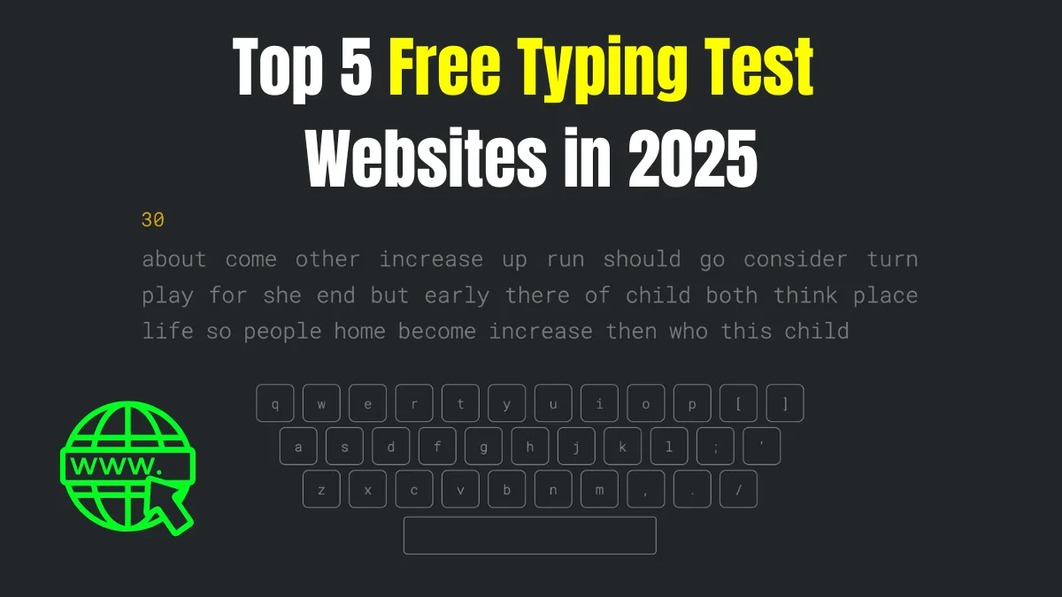 Free Typing Test Websites in 2025